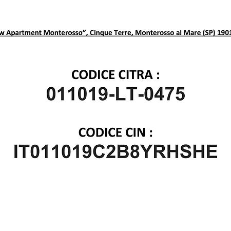 Seaview Apartment Monterosso, Cinque Terre Monterosso al Mare Ngoại thất bức ảnh